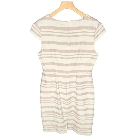 J Crew Double Stripe Cap Sleeve Sheath Dress - Picture 8 of 13